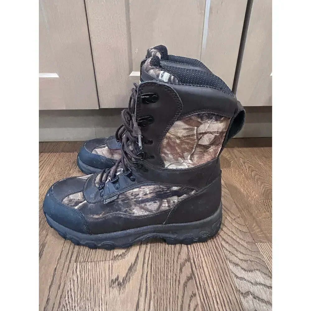Irish Setter Gunflint Hunting Boots Sz10 Insulated 600g Camo Red Wing Waterproof